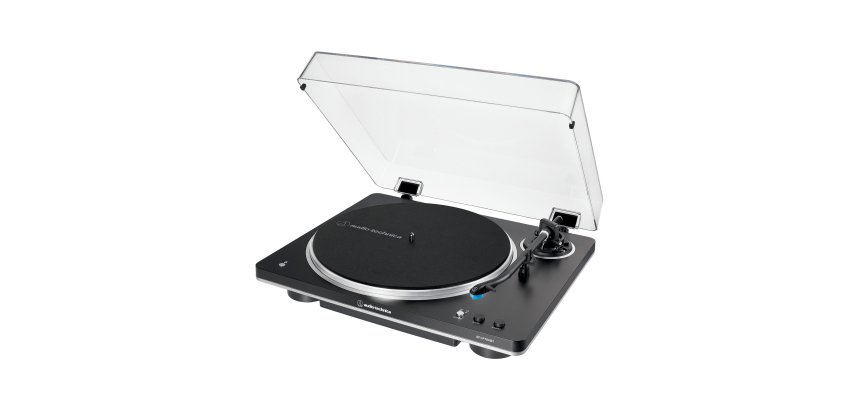 Audio-Technica AT-LP70XBT Tocadiscos de tracción por correa Negro, Plata Totalmente automático
