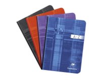 Répertoire brochure dos toilé A5 192 pages petits carreaux - Assortis