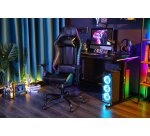 The G-Lab K-SEAT ELECTRON EX Silla para videojuegos universal Asiento acolchado Negro