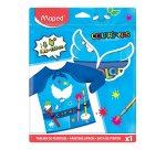Tablier peinture maped enfant qualite sup manches longues   souple et impermeable de 4 a  8 ans