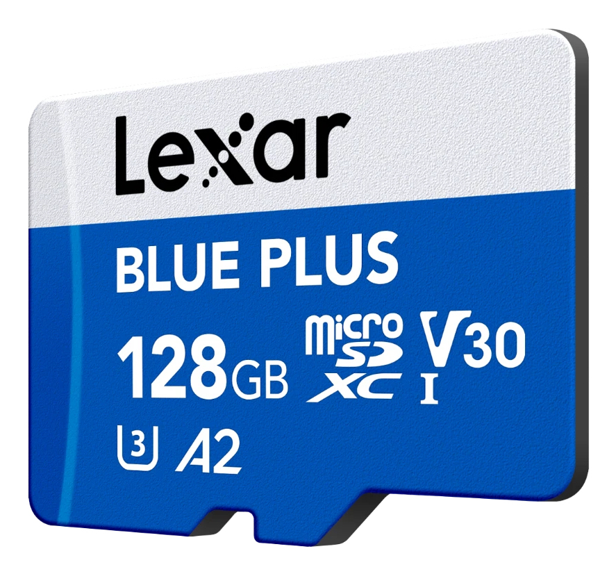 Lexar BLUE PLUS 128 Go MicroSDXC UHS-I sur bruneau.fr