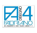 Album F4 - 33 x 48 cm - 220 gr - 20 fogli - liscio squadrato - Fabriano