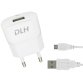 DLH CHARGEUR SECTEUR USB 5W AVEC CABLE MICRO USB