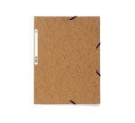 Chemise 3 rabats à élastiques carte lustrée 400g/m2 - A4