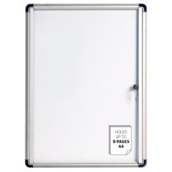 Bi-Office VT720109660 bacheca per annunci Bacheca fissa Alluminio, Bianco Alluminio, Acciaio smaltato