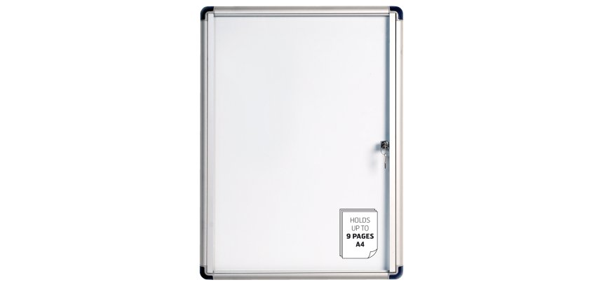 Bi-Office VT610109660 bulletin board Fixed bulletin board Aluminium, White Aluminium, Enameled steel