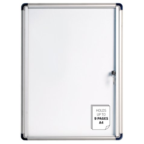 Bi-Office VT720109660 bacheca per annunci Bacheca fissa Alluminio, Bianco Alluminio, Acciaio smaltato