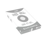 Fiche bristol 148 x 210 mm quadrillée 5 x 5 blanche non perforée Exacompta - Boîte de 100