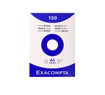 Fiches bristol, A5, uni, blanc