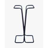 Support sac-poubelle métal Noir capacité 110 à 130 litres sans roulettes - Dim : L56 x H80 x P44 cm