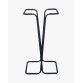 Support sac-poubelle métal Noir capacité 110 à 130 litres sans roulettes - Dim : L56 x H80 x P44 cm