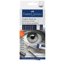 FABER-CASTELL Set d'esquisse GOLDFABER, 8 pièces