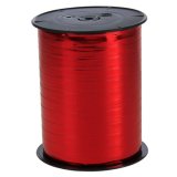 Bolduc sur bobine, métallique, rouge
