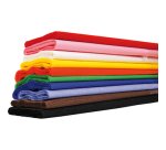 Paquet de 10 feuilles Crépon 40g,crêpé à 60%, 2x0,5 cm assorties
