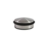 Butée de porte en acier et élastomère - semelle antidérapante Dimensions Ø 9 x 4 cm