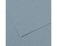 Papier dessin canson feuille mi-teintes n 490 grain        gelatine haute teneur coton   160g 50x65cm unicolore bleu