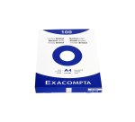 Etui de 100 fiches bristol non perforées 210x297mm (A4) unies Blanc