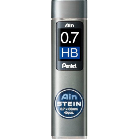 Mine pentel 0.7mm hb haute densité résistante étui avec bec verseur 40 unités