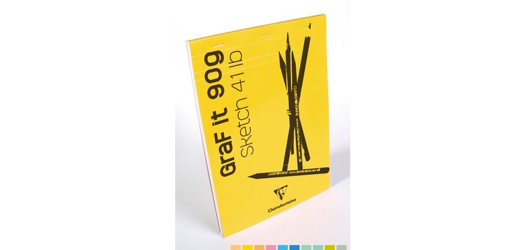 Bloc à croquis GRAF'IT, A5, assorti