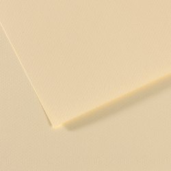 Papier dessin canson feuille mi-teintes n 101 grain gelatine haute teneur coton 160g 50x x65cm couleur citronnelle
