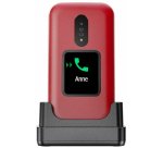 Doro 2880 124,1 g Rouge, Blanc Téléphone numérique