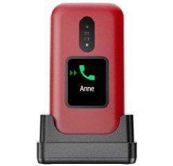 Doro 2880 124,1 g Rouge, Blanc Téléphone numérique