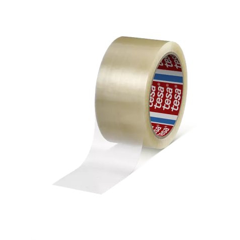 Adhésif d'emballage en Polypropylène 42 microns - H50 mm x L66 mètres Transparent