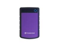 Transcend StoreJet 25H3 disco rigido esterno 4 TB 2.5" USB 3.2 Gen 1 (3.1 Gen 1) Nero, Viola