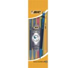 Porte-mine bic matic fun 0,7mm mines hb couleurs assorties blister 5