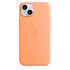 APPLE Coque iPhone Silicone MagSafe iPhone15 Plus - Orange