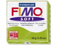 Pâte à modeler fimo soft coloris vert pomme pain 57g