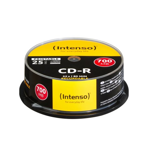 Intenso CD-R 700MB 52x 25 pieza(s)