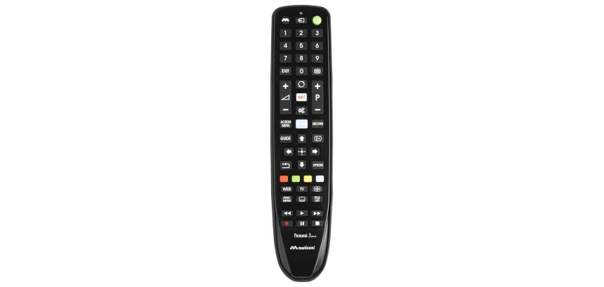 Meliconi Gumbody Personal 3 plus remote control IR Wireless TV Press buttons