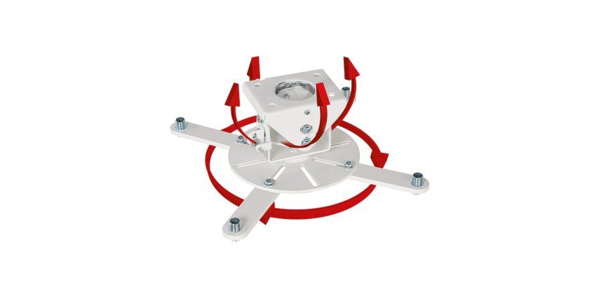 B-Tech BT899XL/W montaje para projector Techo Blanco