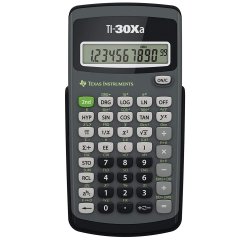 Texas Instruments TI-30Xa calcolatrice Tasca Calcolatrice scientifica Nero, Grigio