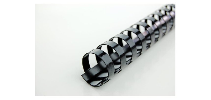 Boîte de 100 peignes plastique CombBind 12,5mm Noir capacité 95 feuilles 4028177