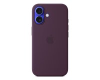 Apple iPhone 16 Silicone Case with MagSafe - Plum