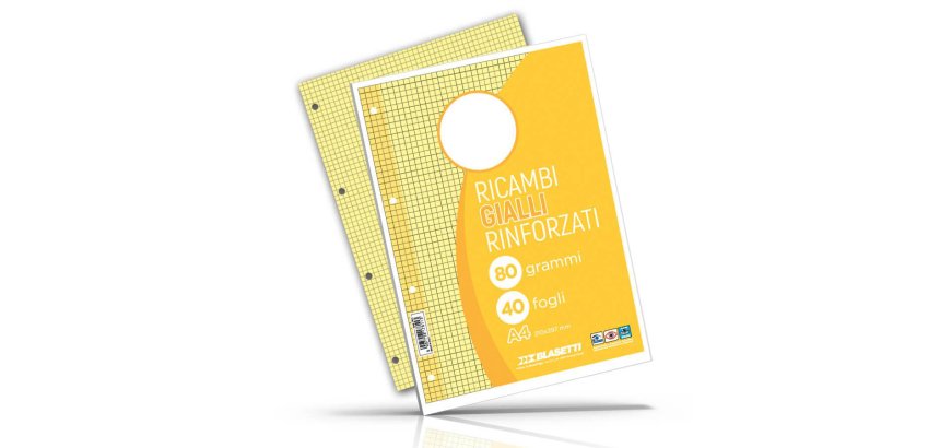 Blasetti 7812 ricambi per quaderni 210 x 297 mm (A4) 40 fogli