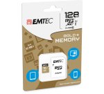 Carte memoire emtec micro sd 85mb 128gb classe 10 elite    gold