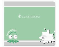 Cahier Conquerant 7 Agrafe Paysage 170X147 24P 70G Double Ligne 5/10 Assorti