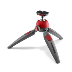 Manfrotto PIXI EVO treppiede Fotocamere digitali/film 3 gamba/gambe Grigio, Rosso