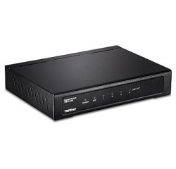 Trendnet TEG-S51SFP commutateur réseau Non-géré Gigabit Ethernet (10/100/1000) Noir