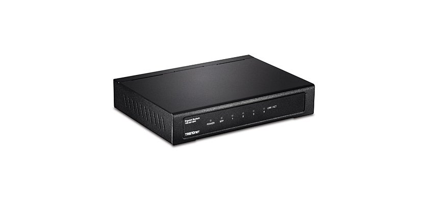 Trendnet TEG-S51SFP commutateur réseau Non-géré Gigabit Ethernet (10/100/1000) Noir