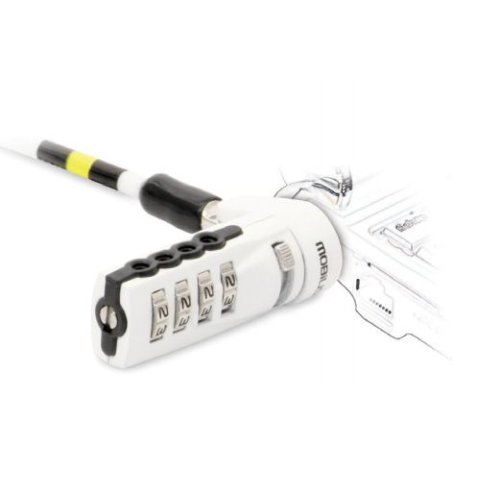 Mobilis 001254 câble antivol Blanc 1,8 m