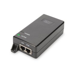 Digitus Iniettore Gigabit Ethernet PoE+, 802.3at, 30 W
