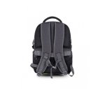 Urban Factory HTE17UF sac à dos Sac à dos de voyage Noir, Gris Mesh, Polyester, Plastique recyclé, Acier