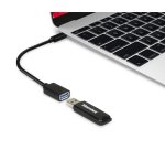 Hamlet XADTC-U2A-MF02 cavo USB USB 3.2 Gen 1 (3.1 Gen 1) 0,2 m USB A USB C 5 Gbit/s Nero