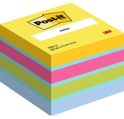 Bloc-notes post-it minis 51x51mm 400f repositionnables coloris énergie