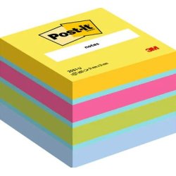 Bloc-notes post-it minis 51x51mm 400f repositionnables coloris énergie