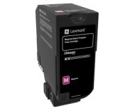 Toner lexmark laser 74c20m0 cx725de / cs720de / cs725de magenta 3000 paginas